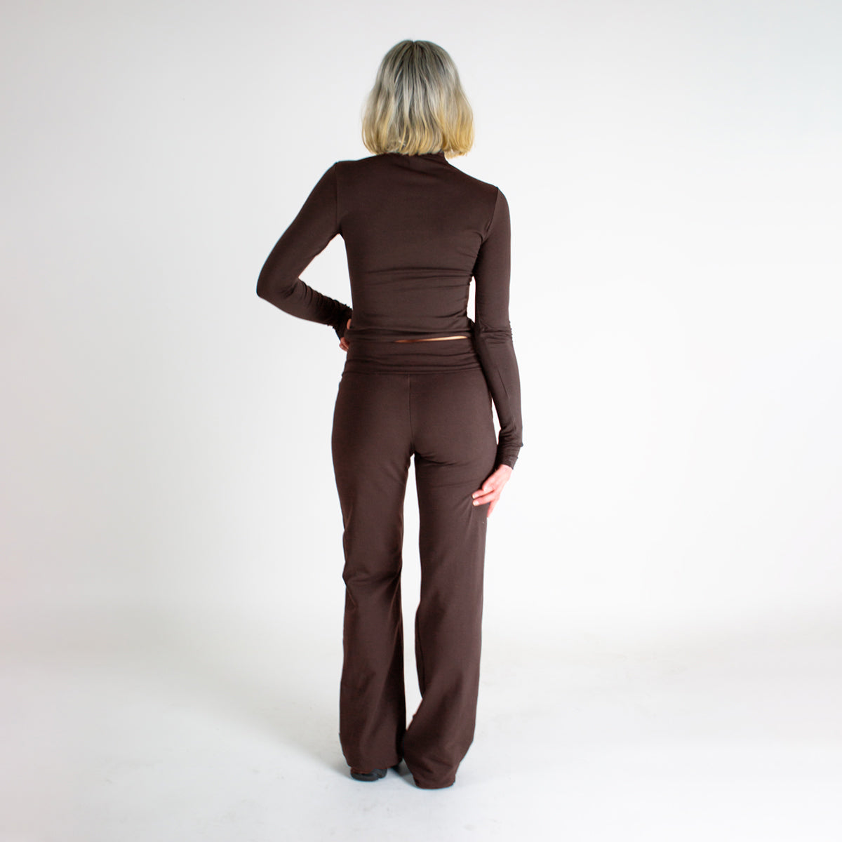 Foldover low-rise Pant
