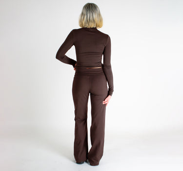 Foldover Low-Rise Pant