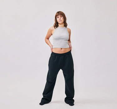 Wide-Leg Track Pant