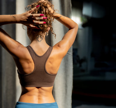 Racer back crop