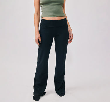 Foldover Low-Rise Pant
