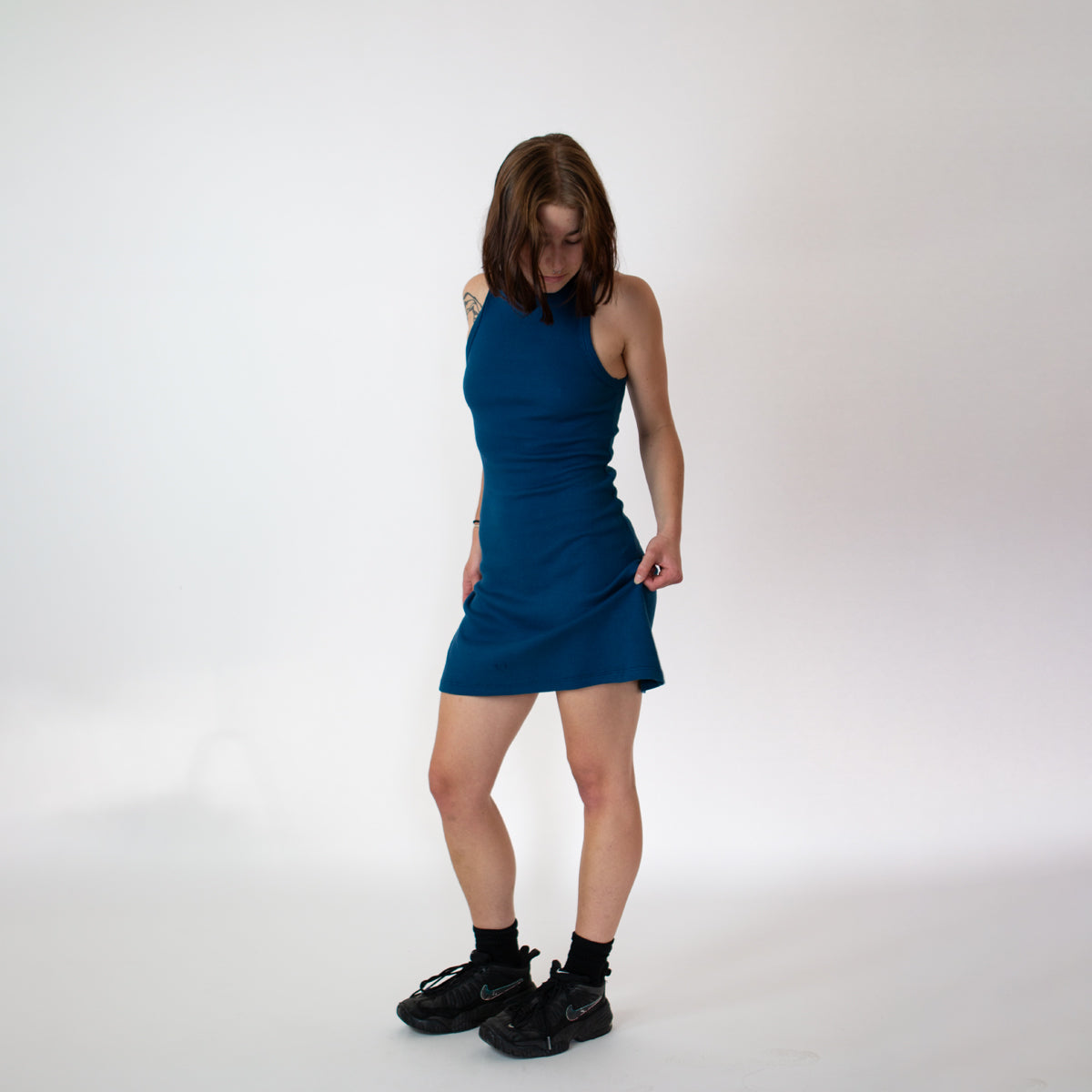 Organic Cotton Ribbed Dress Australian Stitch Organic Cotton Ribbed Dress Australian Stitch