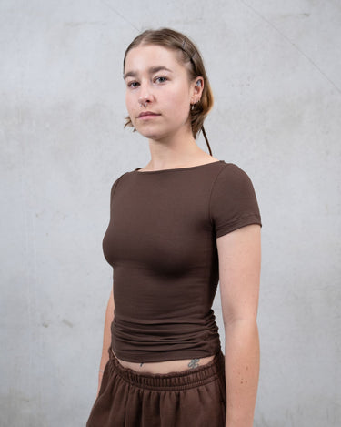 Bamboo Boatneck Tee